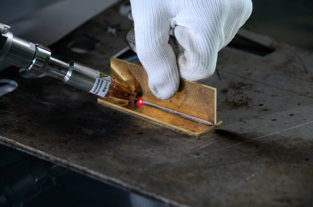 máquina de solda à laser portátil